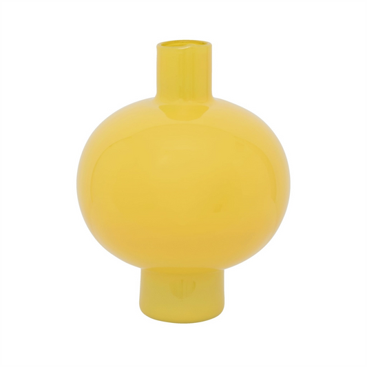 Vase rond en verre recyclé