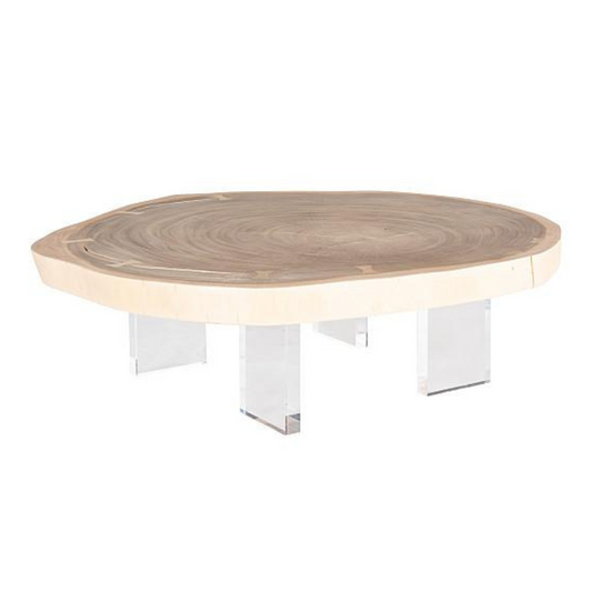 Table basse en bois flottant